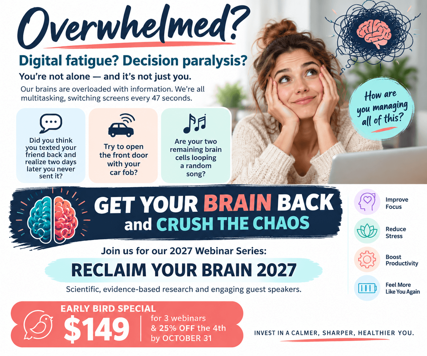 Nervous System Resilience Webinar Series 2027: Reclaim your brain